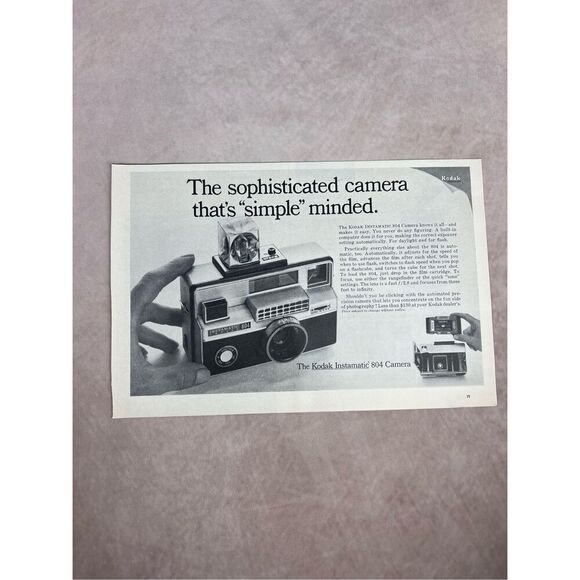 Vintage Print Advertisement Ad 1965 Kodak Print - Picture 1 of 4
